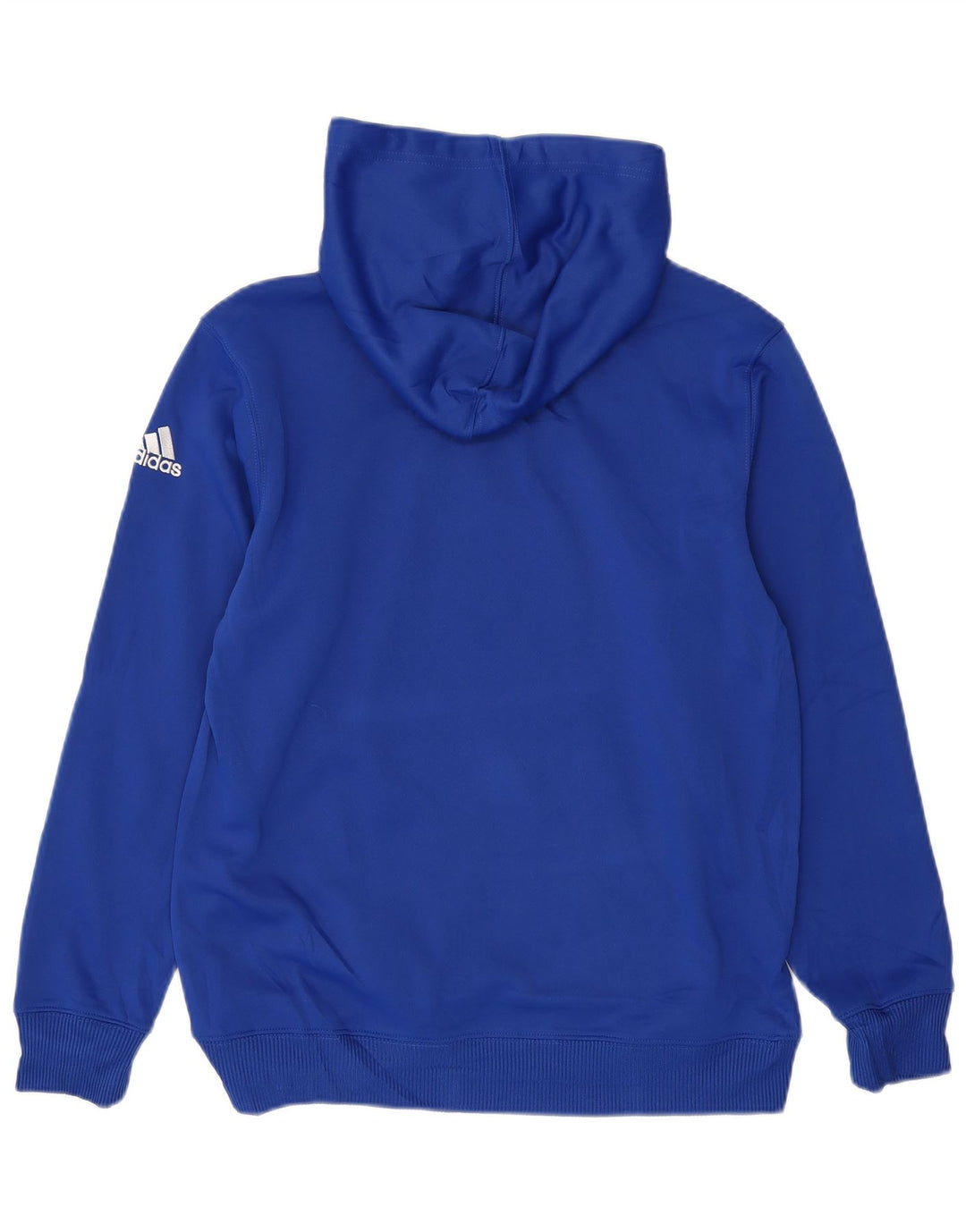 Adidas Mens Panthers Графический джемпер с капюшоном, средний синий полиэстер