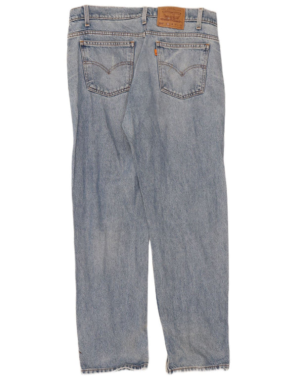 Мужские прямые джинсы Levi's 505 W36 L30 синие, хлопок