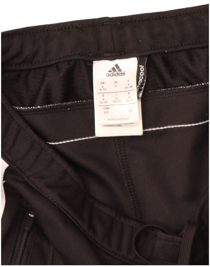 Женские спортивные брюки Adidas Climacool, Великобритания, маленький размер 8/10, черный полиэстер