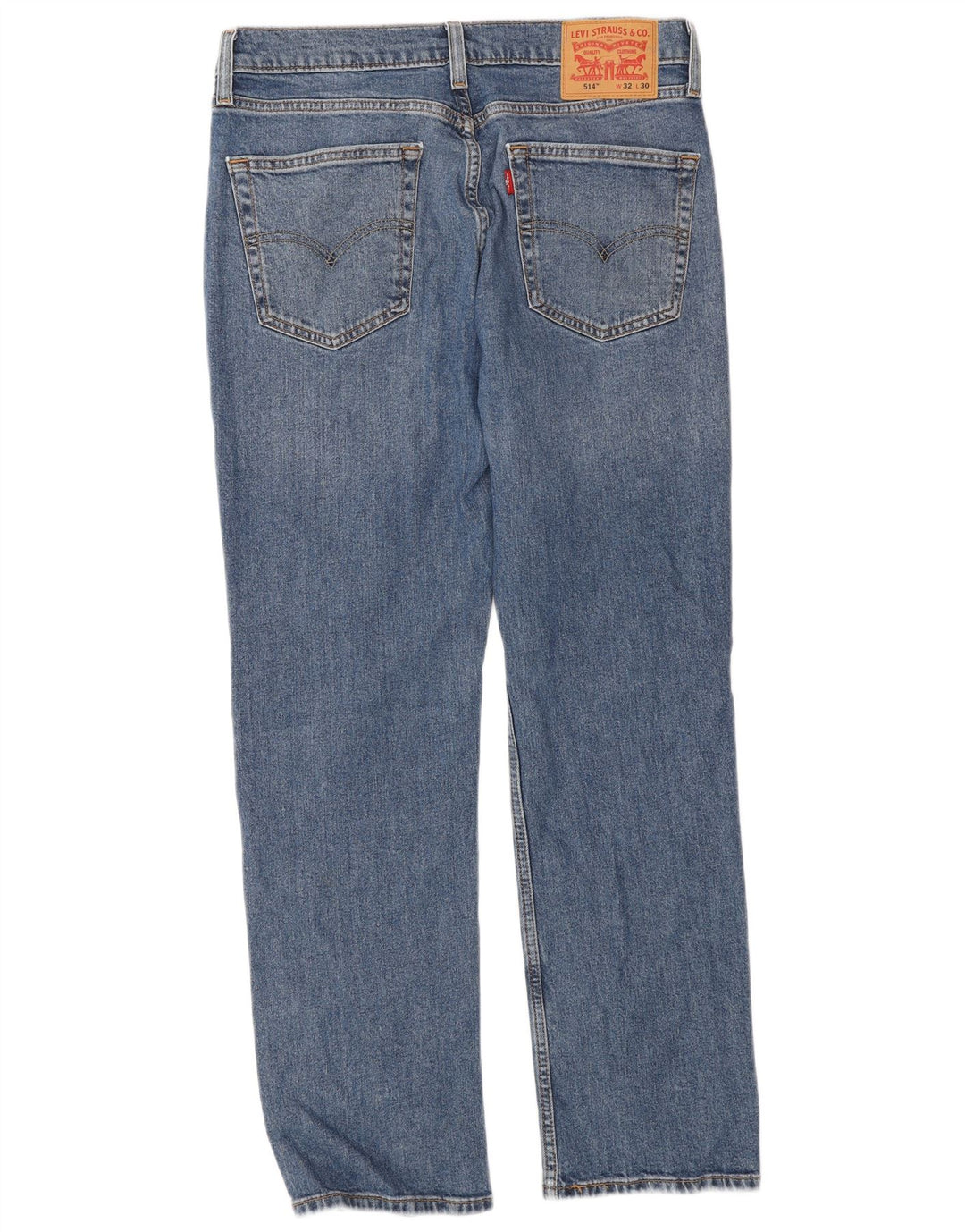 Мужские прямые джинсы Levi's 514 W32 L30 синие, хлопок