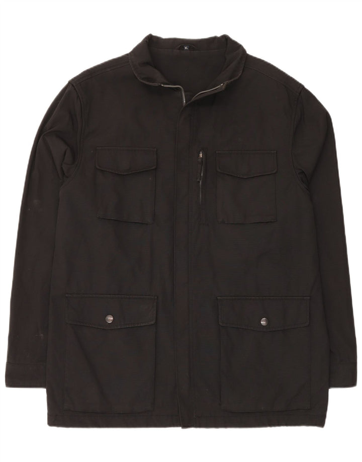 Мужская куртка DECATHLON UK 42 XL черная из полиамида