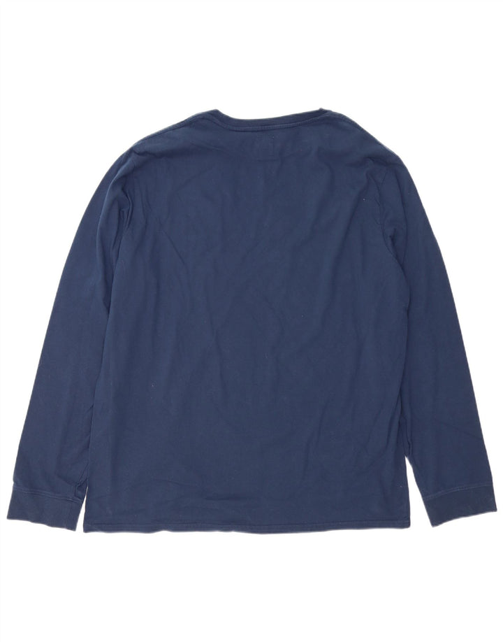 Мужской стандартный топ Levi's с длинным рукавом XL, темно-синий, хлопок