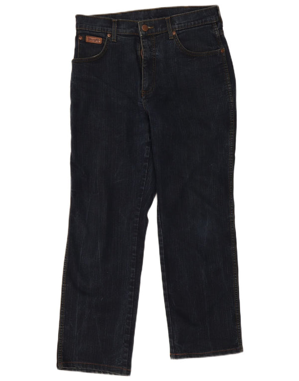 Мужские прямые джинсы Wrangler Texas Stretch W31 L30, темно-синий хлопок