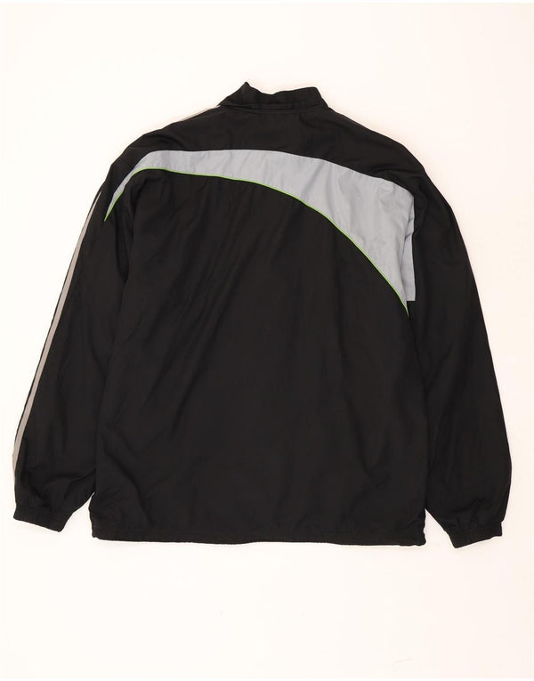 Adidas Mens All Blacks Tracksuit Top Jacket Большой черный цветной блок