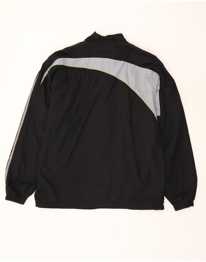 Adidas Mens All Blacks Tracksuit Top Jacket Большой черный цветной блок