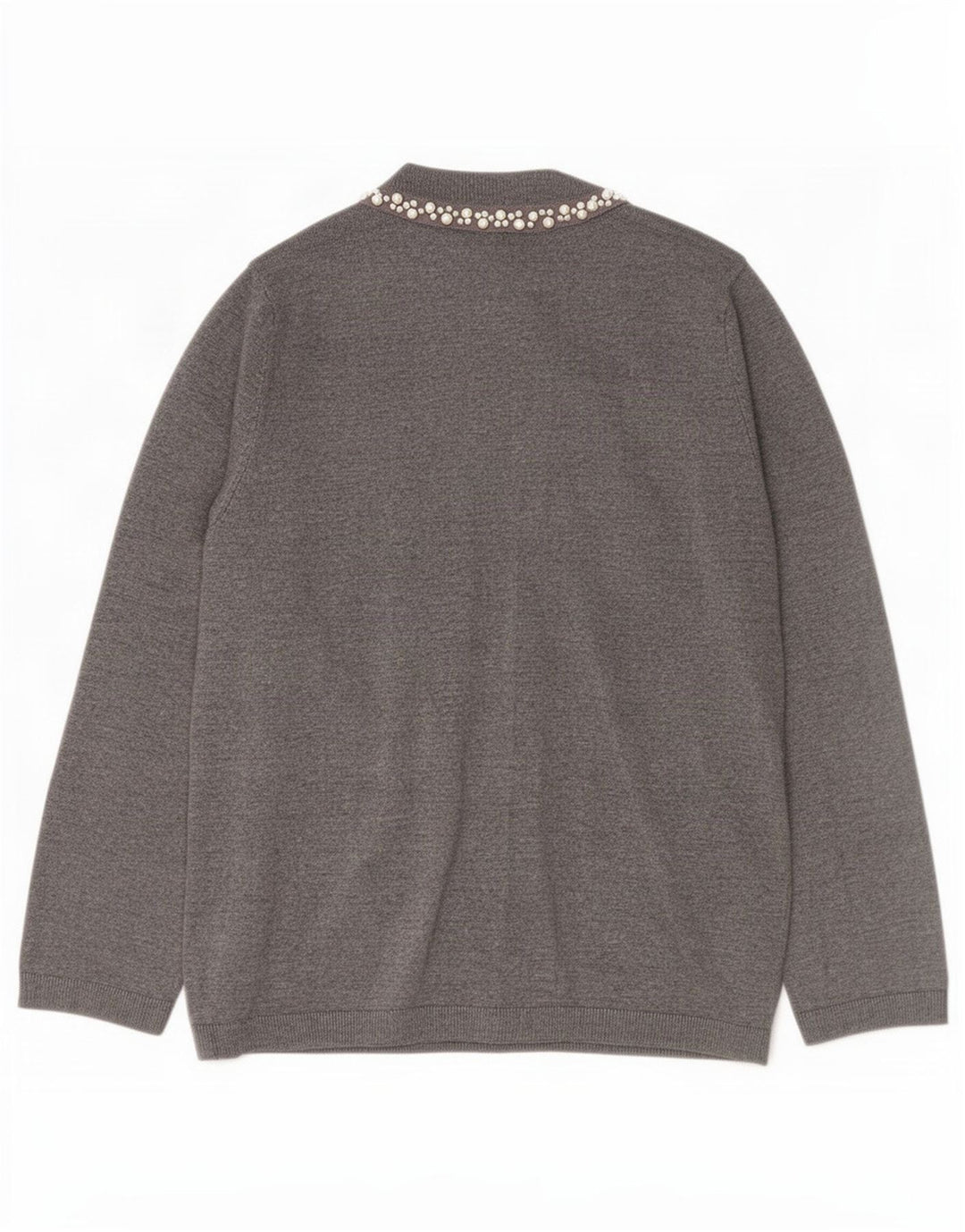 Женский кардиган Zara UK 14, большой серый цвет