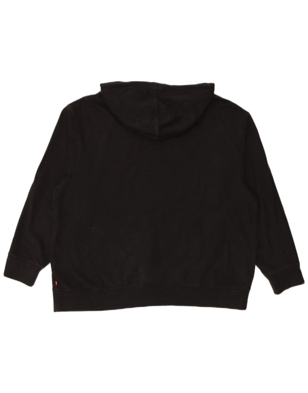 Мужской свободный джемпер с капюшоном LEVI'S 2XL, черный хлопок