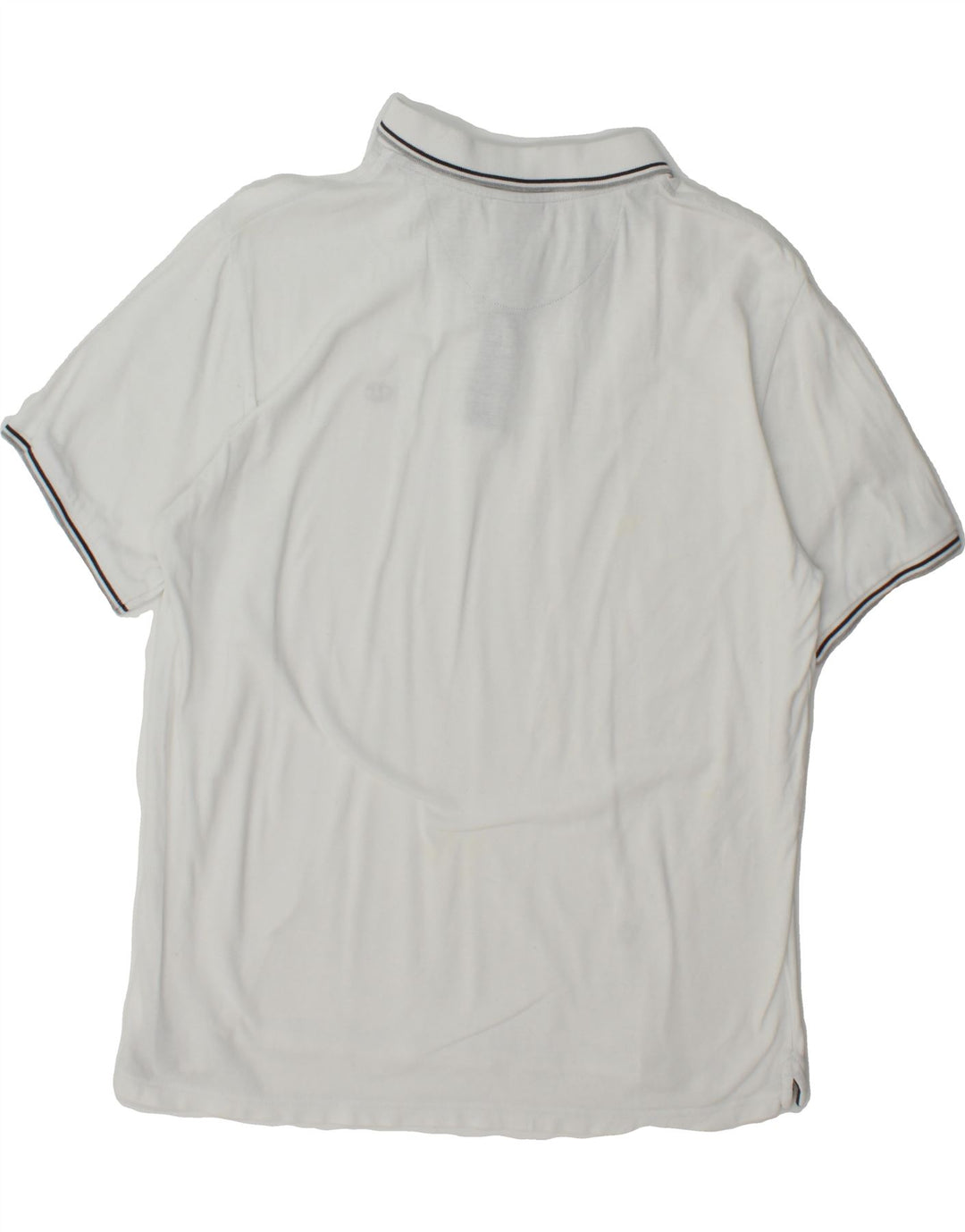 CHAMPION Mens Polo Shirt Large White Vintage Champion and Second-Hand Champion from Messina Hembry 