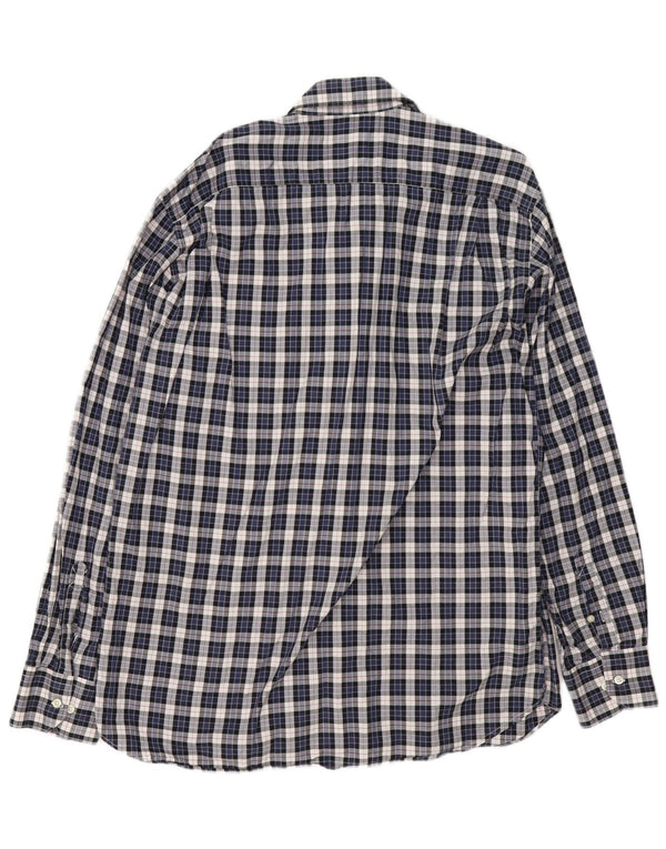 Мужская фланелевая рубашка Barbour XL, темно-синяя клетка, хлопок