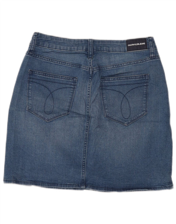 Женская джинсовая юбка Calvin Klein US 8 Medium W28 Синяя