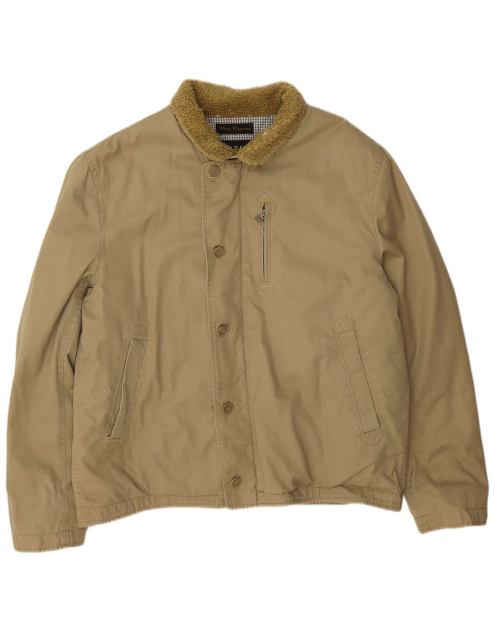 Мужская ветровка French Connection UK 42 XL, бежевый хлопок