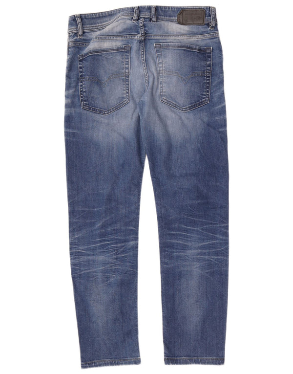 Мужские джинсы скинни Diesel Troxer W32 L28, синий хлопок