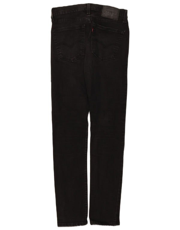Мужские джинсы скинни Levi's 510 W30 L32, черный хлопок