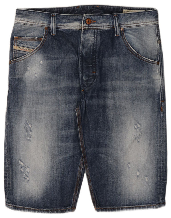 Мужские джинсовые шорты Diesel W29, маленькие синие, хлопок