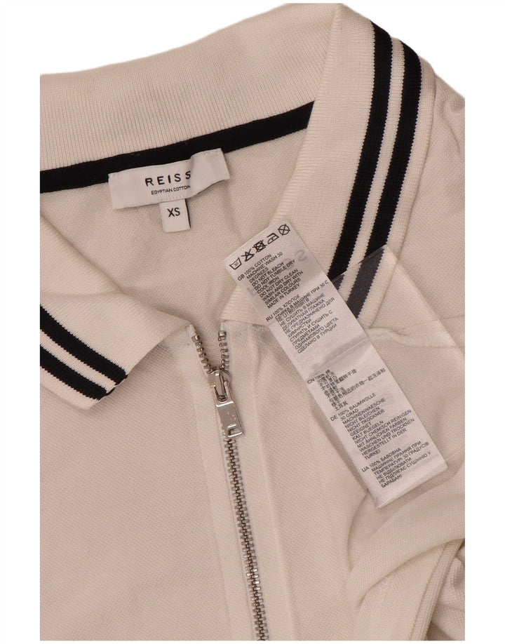 Мужская рубашка-поло Reiss XS, белый хлопок