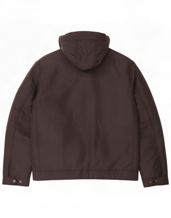 Geox Mens Hooded Windbreaker Jacket UK 44 2XL Black