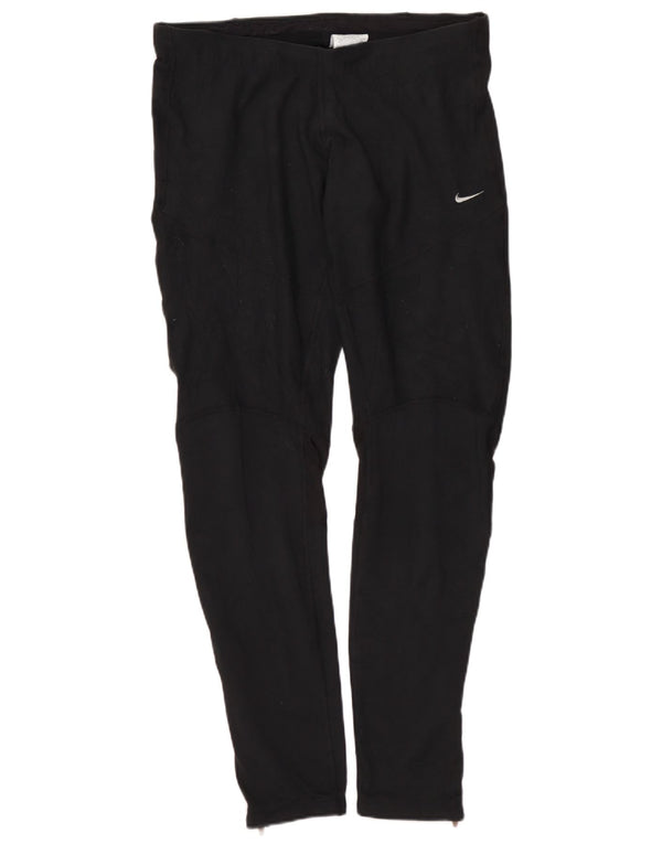 Женские леггинсы NIKE Dri Fit UK 12, средний черный полиэстер