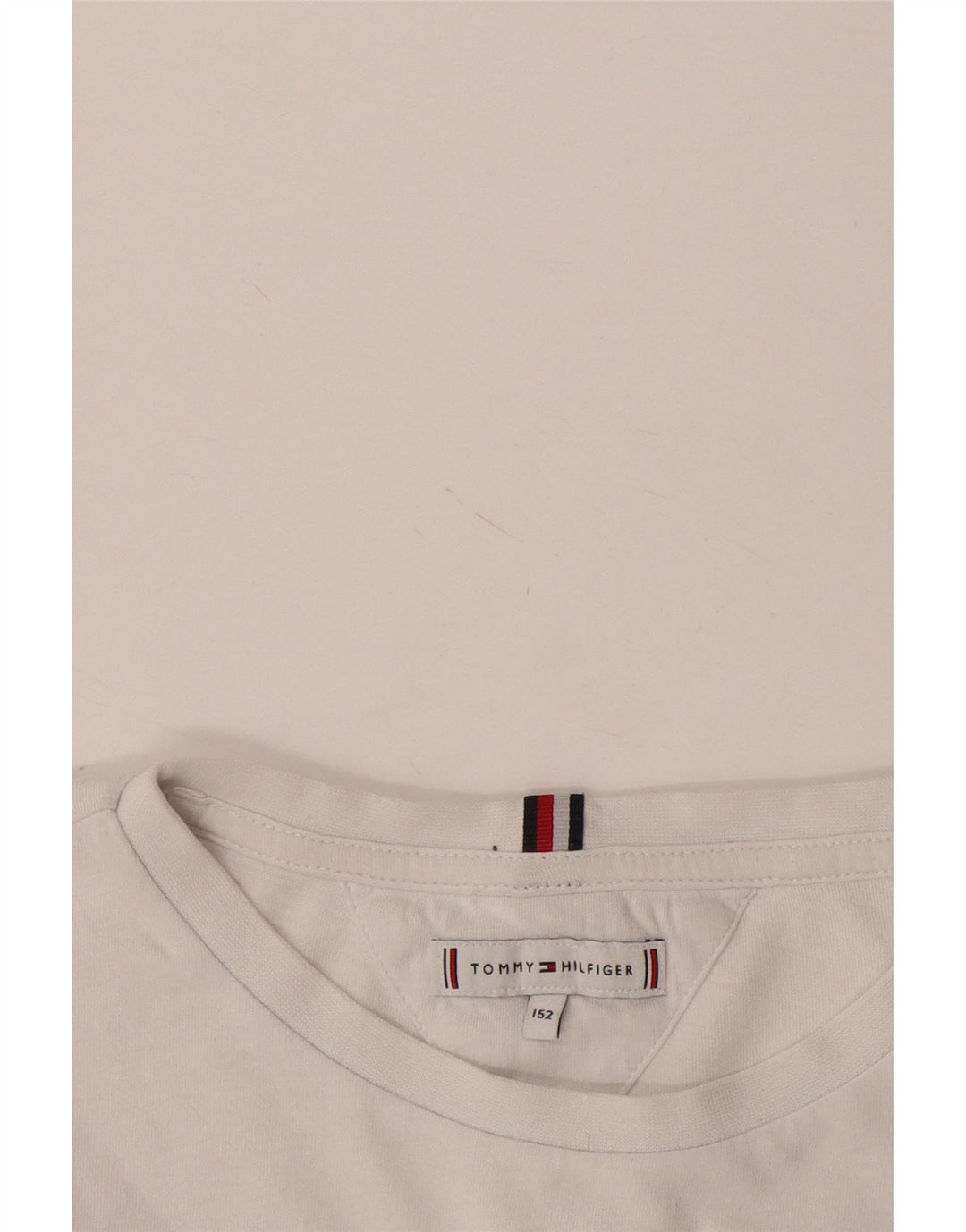 Tommy Hilfiger Топ с рисунком для мальчиков с длинными рукавами, 11–12 лет, белый
