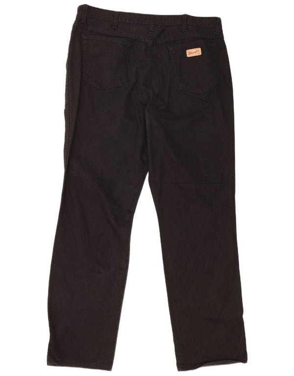 Мужские прямые джинсы Wrangler Ohio W40 L34, черный хлопок