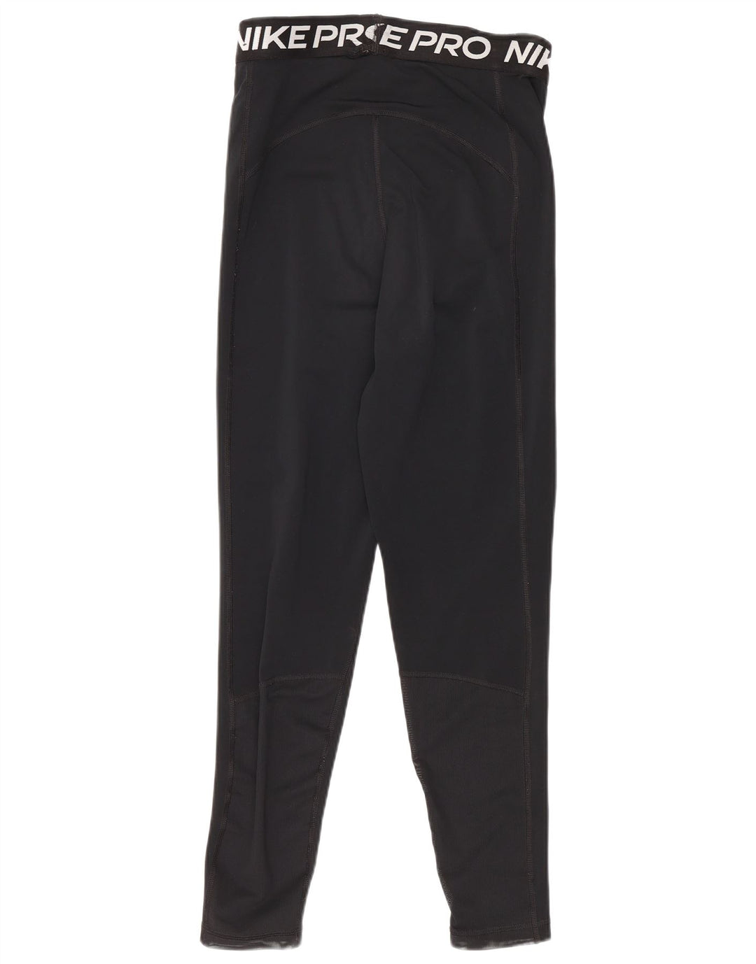 Женские укороченные леггинсы с рисунком Nike Dri Fit UK 8, маленькие черные, полиэстер