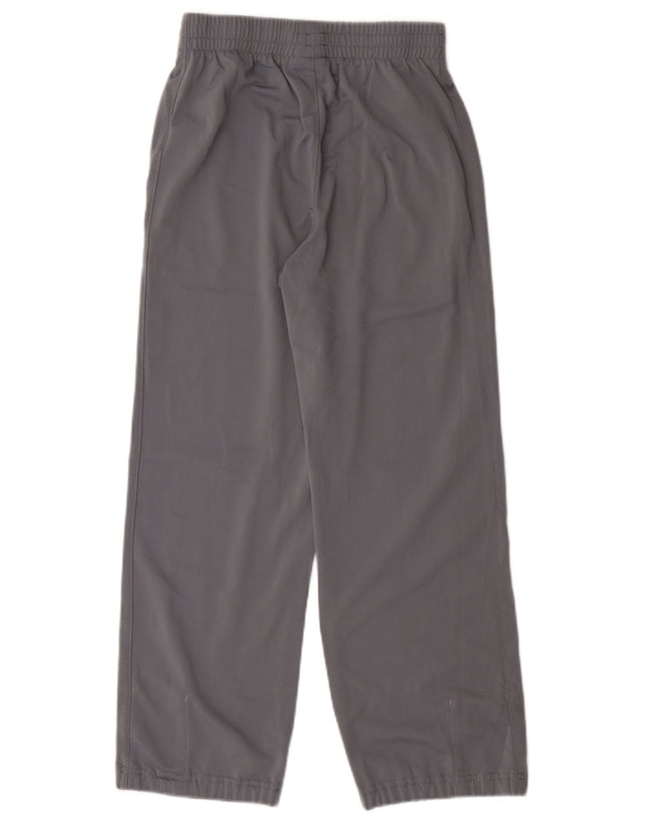 NIKE Boys Tracksuit Trousers 10-11 Years Medium Grey Polyester