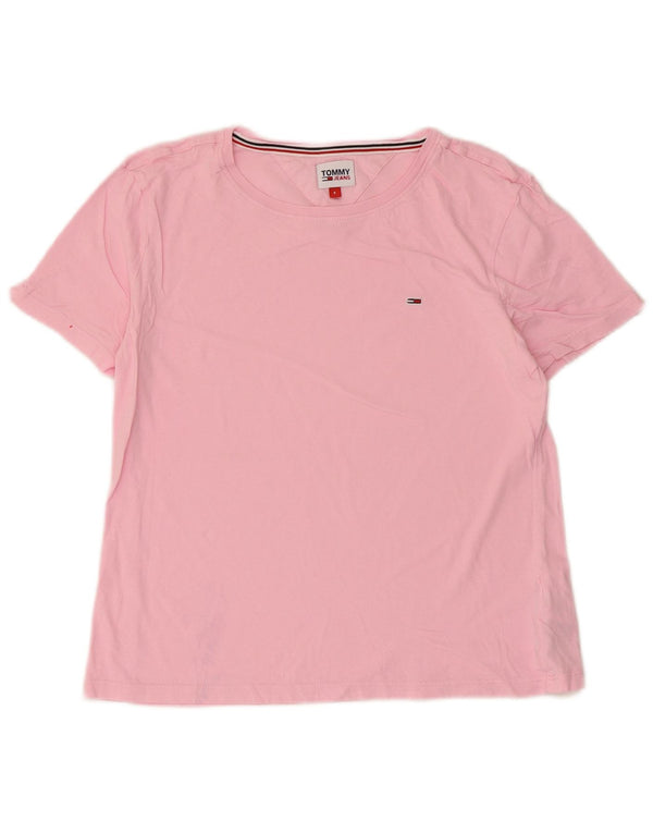 Женская футболка Tommy Hilfiger Top UK 10 Small Pink Cotton