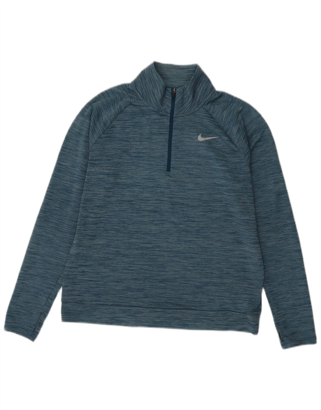 Женский спортивный костюм-пуловер NIKE Dri Fit UK 14, средний синий в крапинку