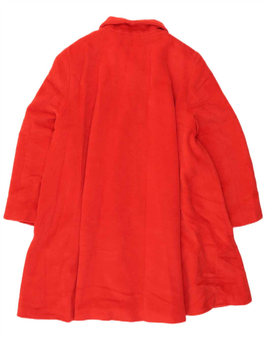 Винтажное женское пальто оверсайз IT 44 Medium Red Wool