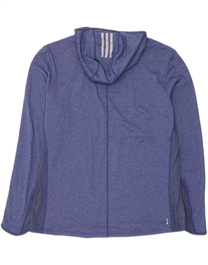 Мужская футболка с капюшоном Adidas с длинным рукавом 2XL, синяя