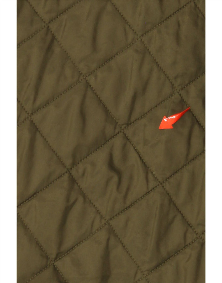 Мужская стеганая куртка BARBOUR UK 40, большой цвет хаки, полиамид