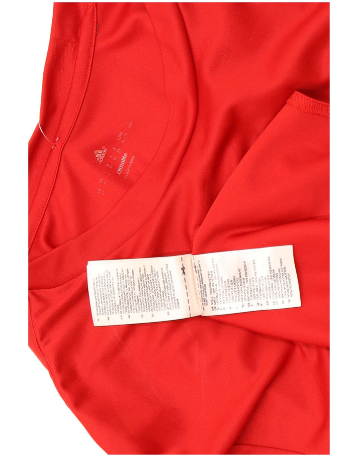Adidas Мужская футболка Climalite Top XL Красный Полиэстер