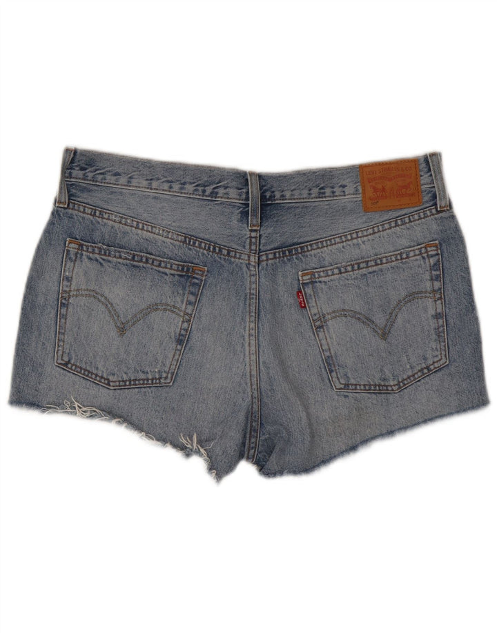 Женские джинсовые шорты Levi's 501 W32, средний синий, хлопок