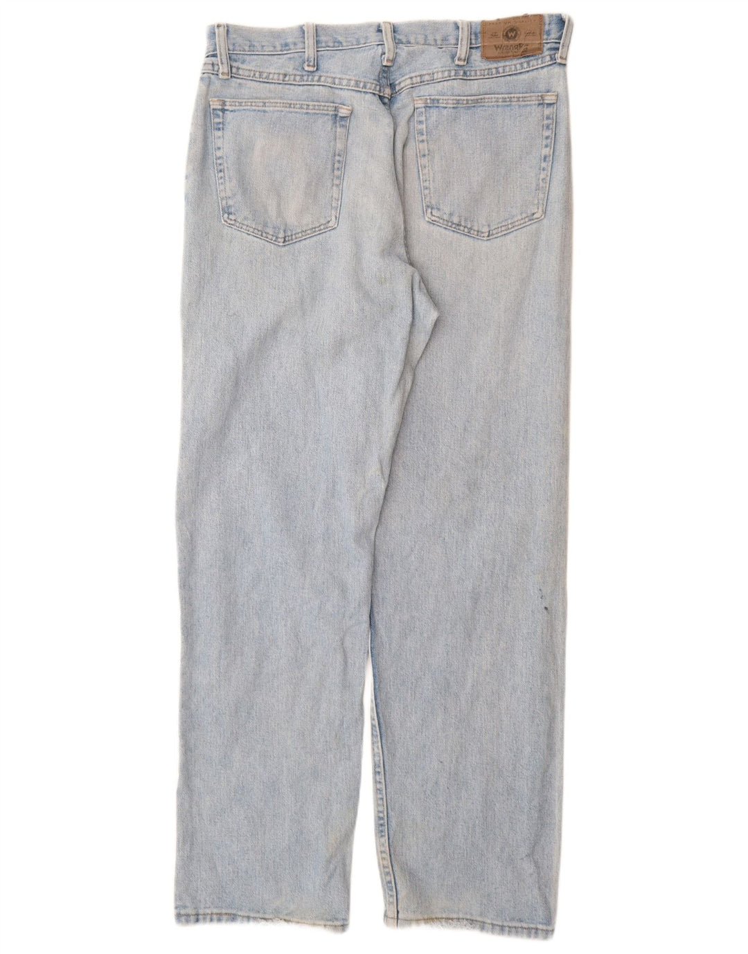 Мужские прямые джинсы свободного покроя Wrangler W34 L32, синий хлопок