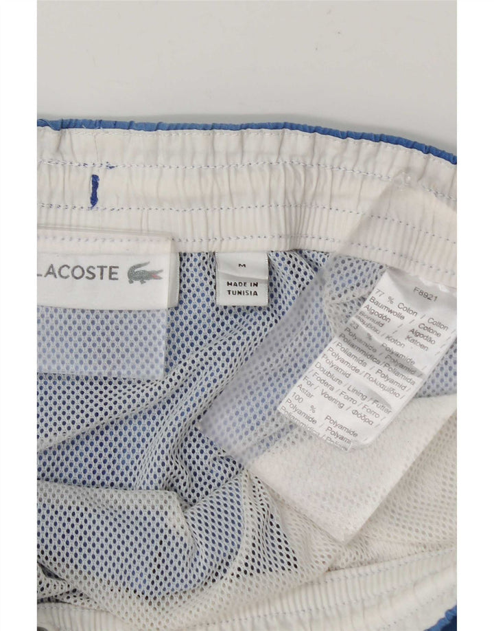 Мужские шорты для плавания Lacoste, хлопок среднего синего цвета