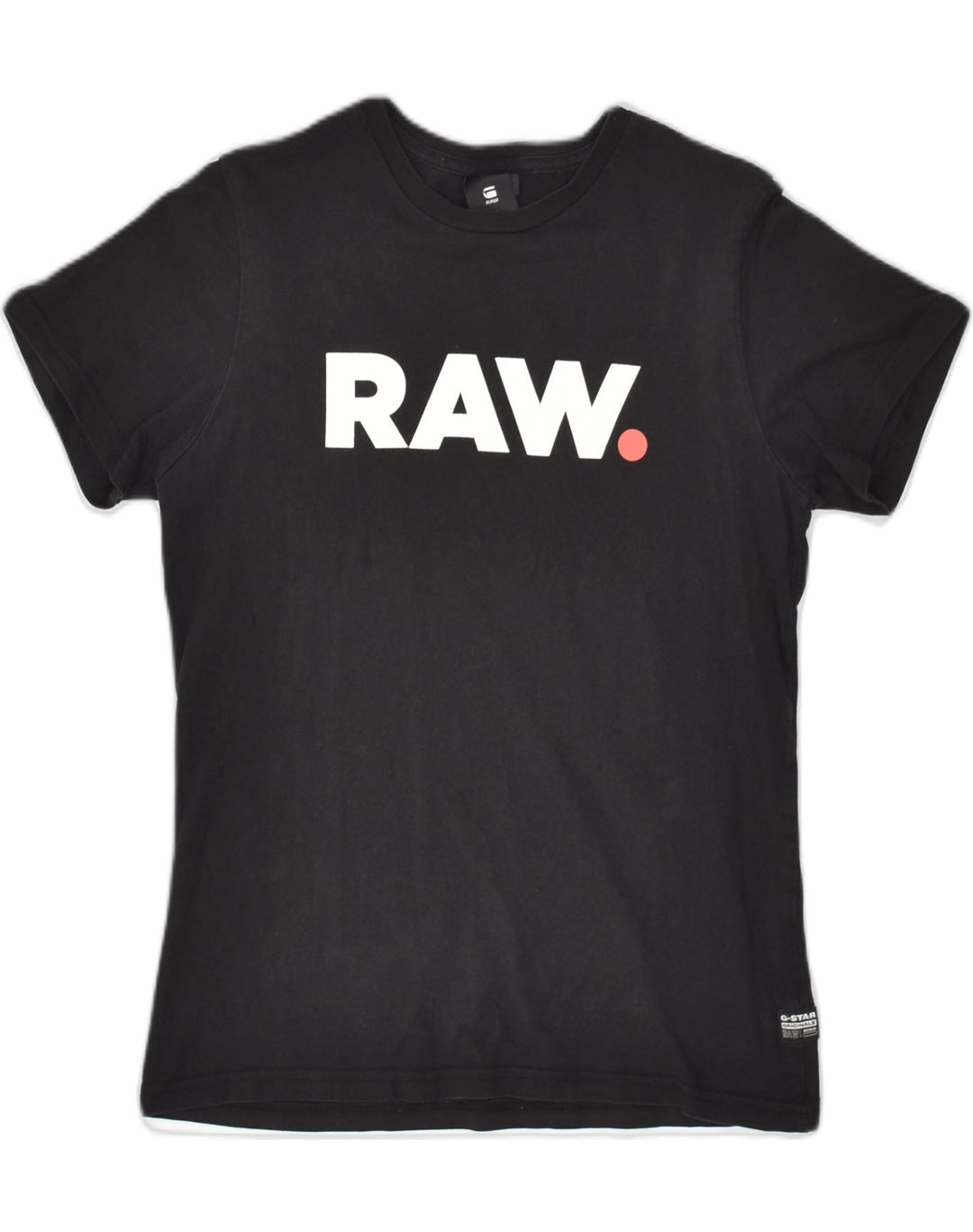 G-STAR Boys Raw Graphic T-Shirt Top 13-14 Years Black Cotton | Vintage G-Star | Thrift | Second-Hand G-Star | Used Clothing | Messina Hembry 