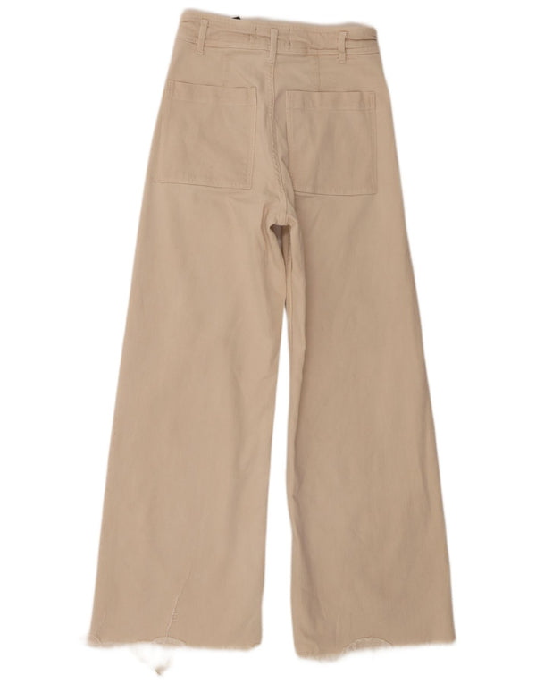 Женские повседневные широкие брюки Zara The Marine EU 36 XS W26 L29, бежевые