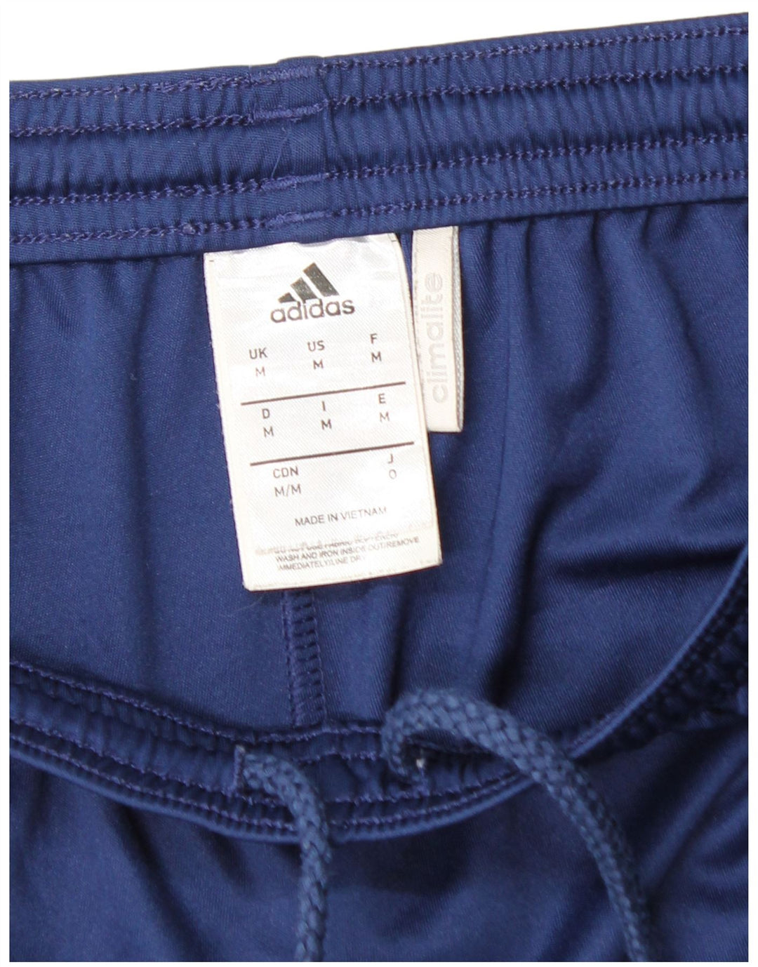 Мужские спортивные шорты ADIDAS Climalite среднего размера, темно-синие, полиэстер