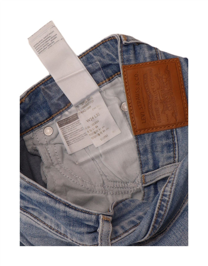 Женские джинсы Levi's 725 с высокой посадкой Bootcut W24 L28, синие, хлопок