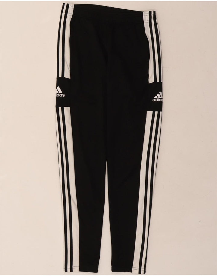 ADIDAS Mens Aeroready Graphic Tracksuit Trousers Small  Black Polyester Vintage Adidas and Second-Hand Adidas from Messina Hembry 