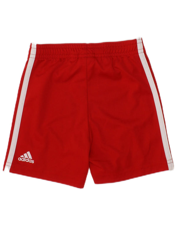 Adidas Baby Boys Liverpool Спортивные шорты с рисунком 6-9 месяцев, красный полиэстер