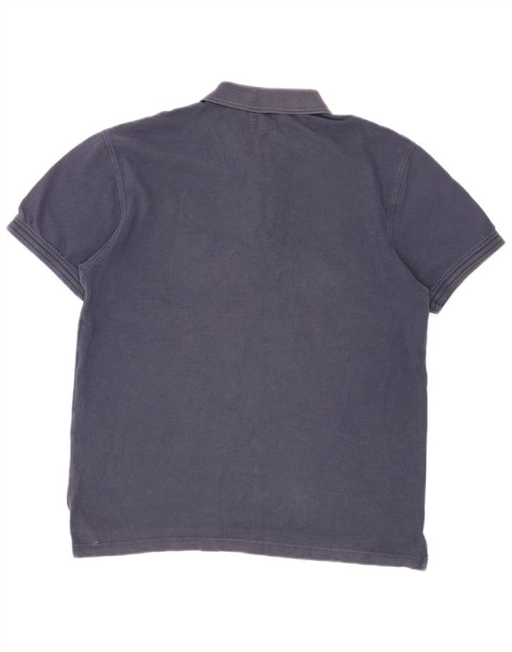 Мужская рубашка-поло Levi's, темно-синяя, хлопковая, большая