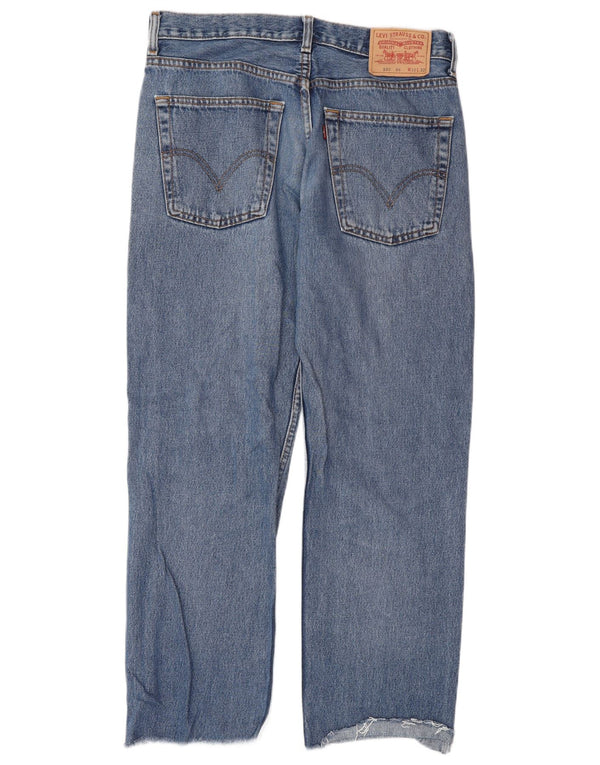 Levi's Mens 582 Straight Jeans W32 L28 Blue Cotton