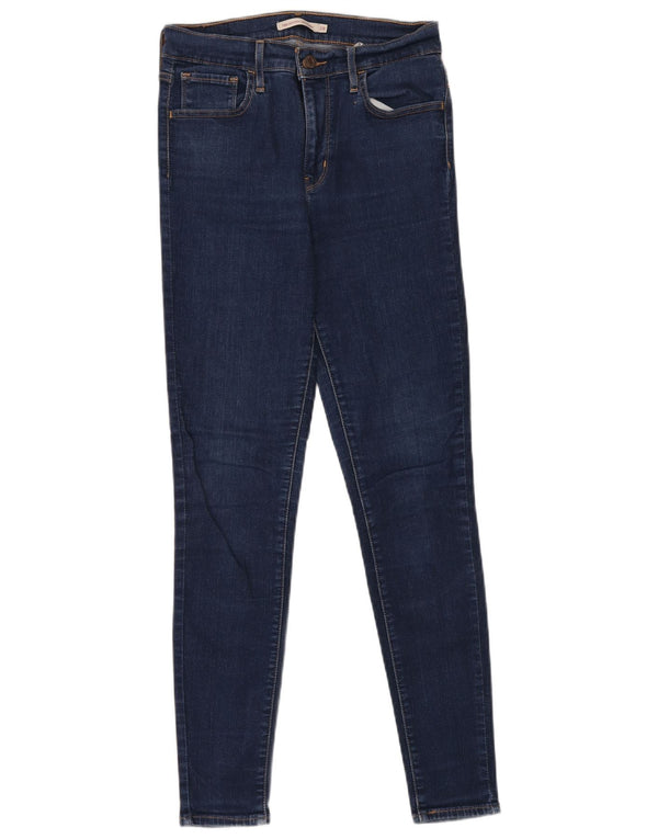 Женские джинсы суперскинни Levi's 720 с высокой посадкой W28 L29, темно-синие, хлопок