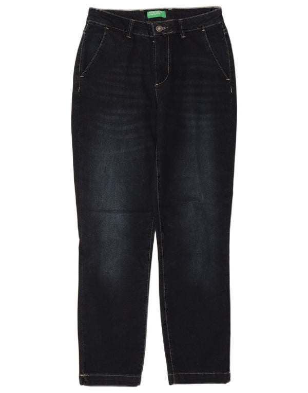 Женские узкие джинсы Benetton UK 6 XS W24 L26 Темно-синие, хлопок