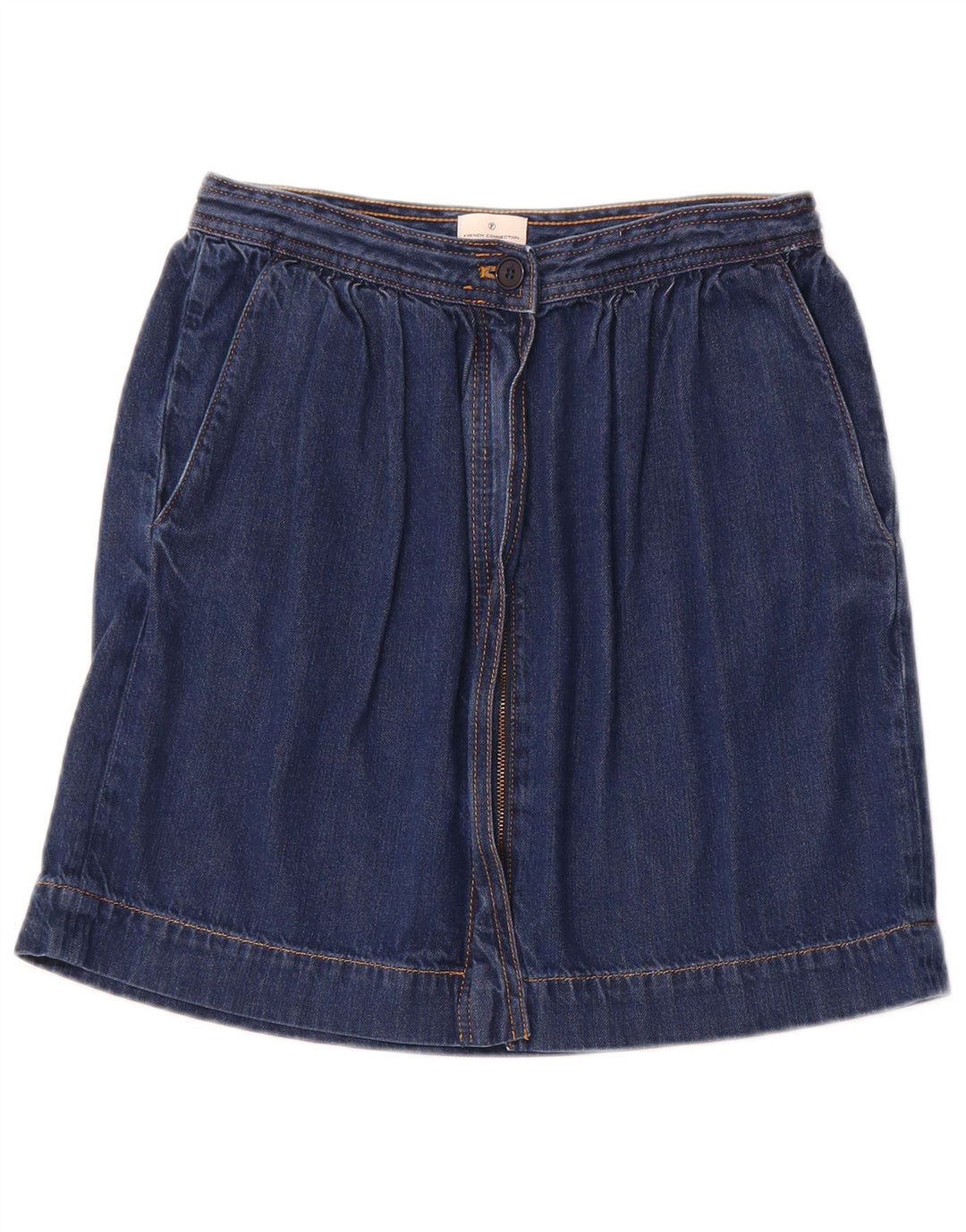 Женская джинсовая юбка FRENCH CONNECTION UK 10, маленькая W26, синяя