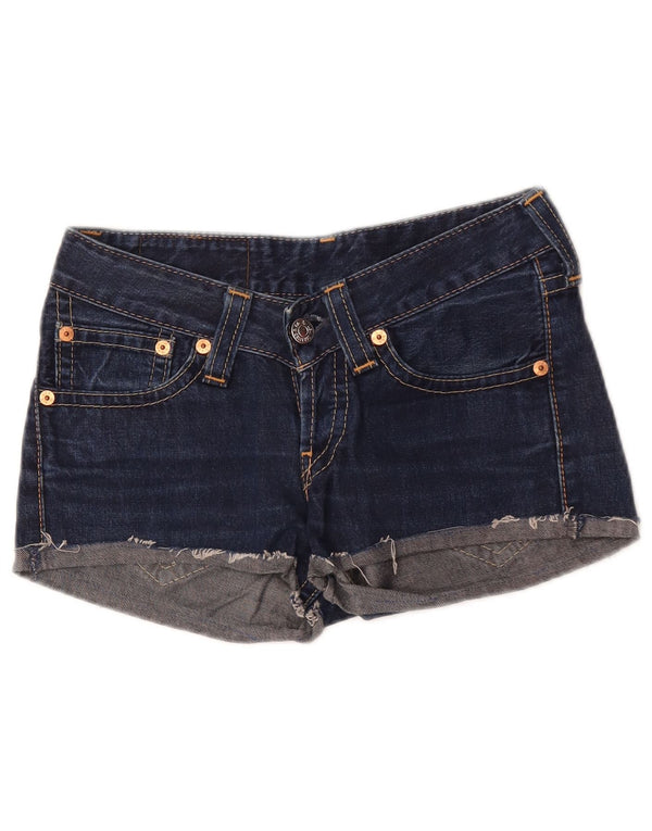 Женские джинсовые шорты Levi's 927 W28, средние, темно-синие
