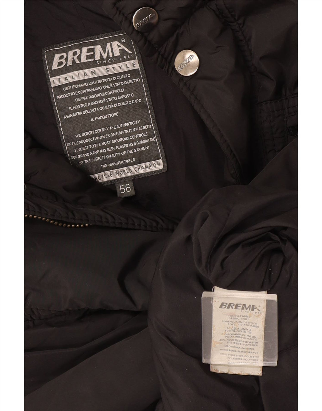Мужская куртка Brema Utility UK 38, средний черный полиамид
