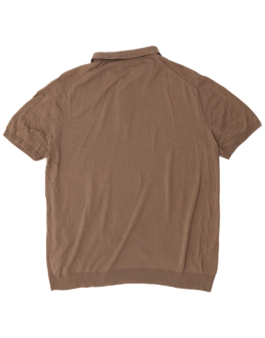 Мужская рубашка поло Marks & Spencer Autograph XL серая шелковая