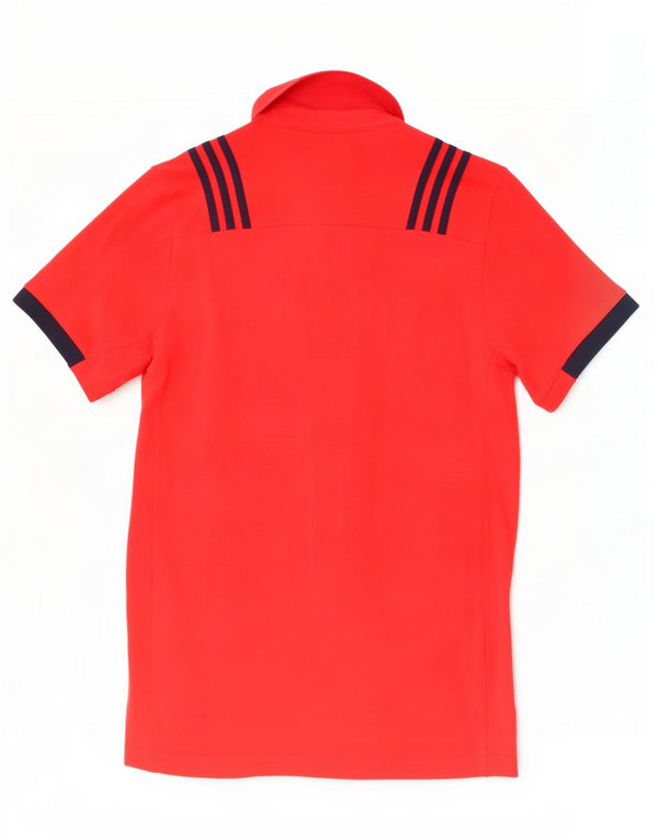 Мужская рубашка поло Adidas Munster Rugby с графическим рисунком, большая красная хлопковая рубашка с цветными блоками