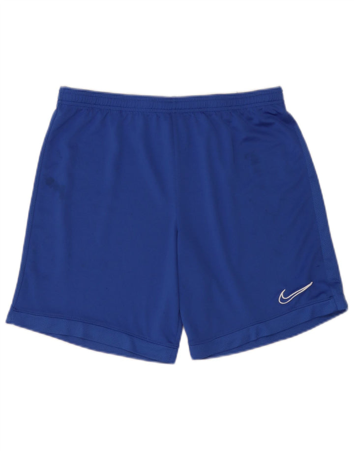 Мужские спортивные шорты Nike Dri Fit, большие синие, полиэстер